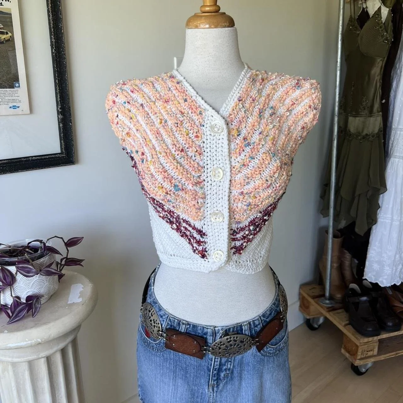 True Vintage Cropped Sweater