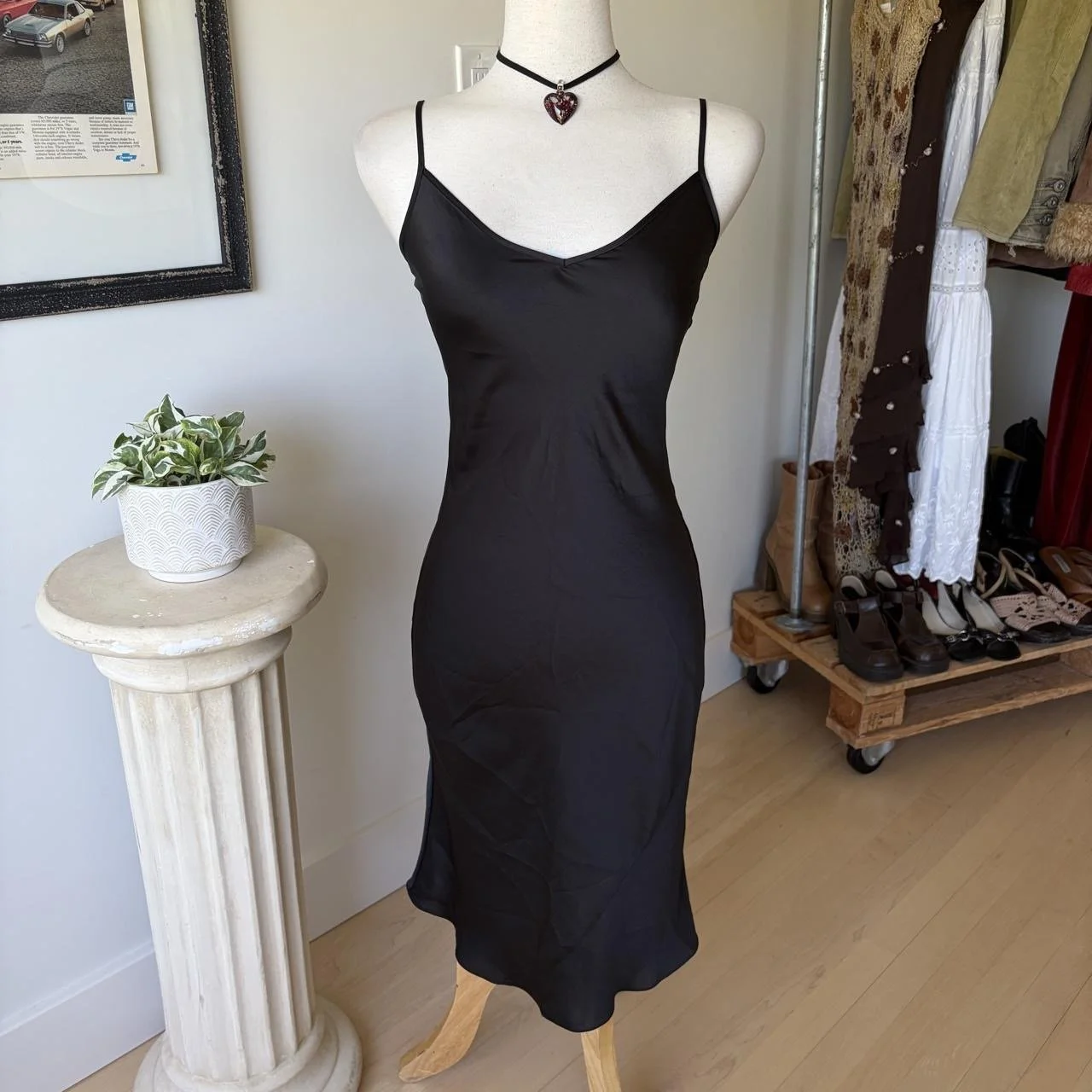 Wilfred Satin Slip Dress 