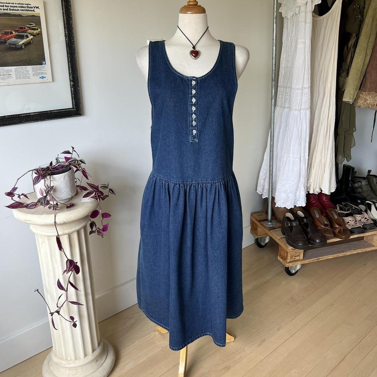 True Vintage Denim Maxi Dress
