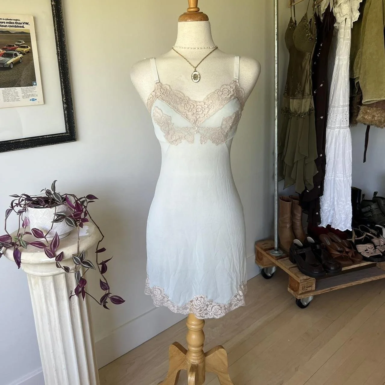 Vintage Sheer Slip Dress