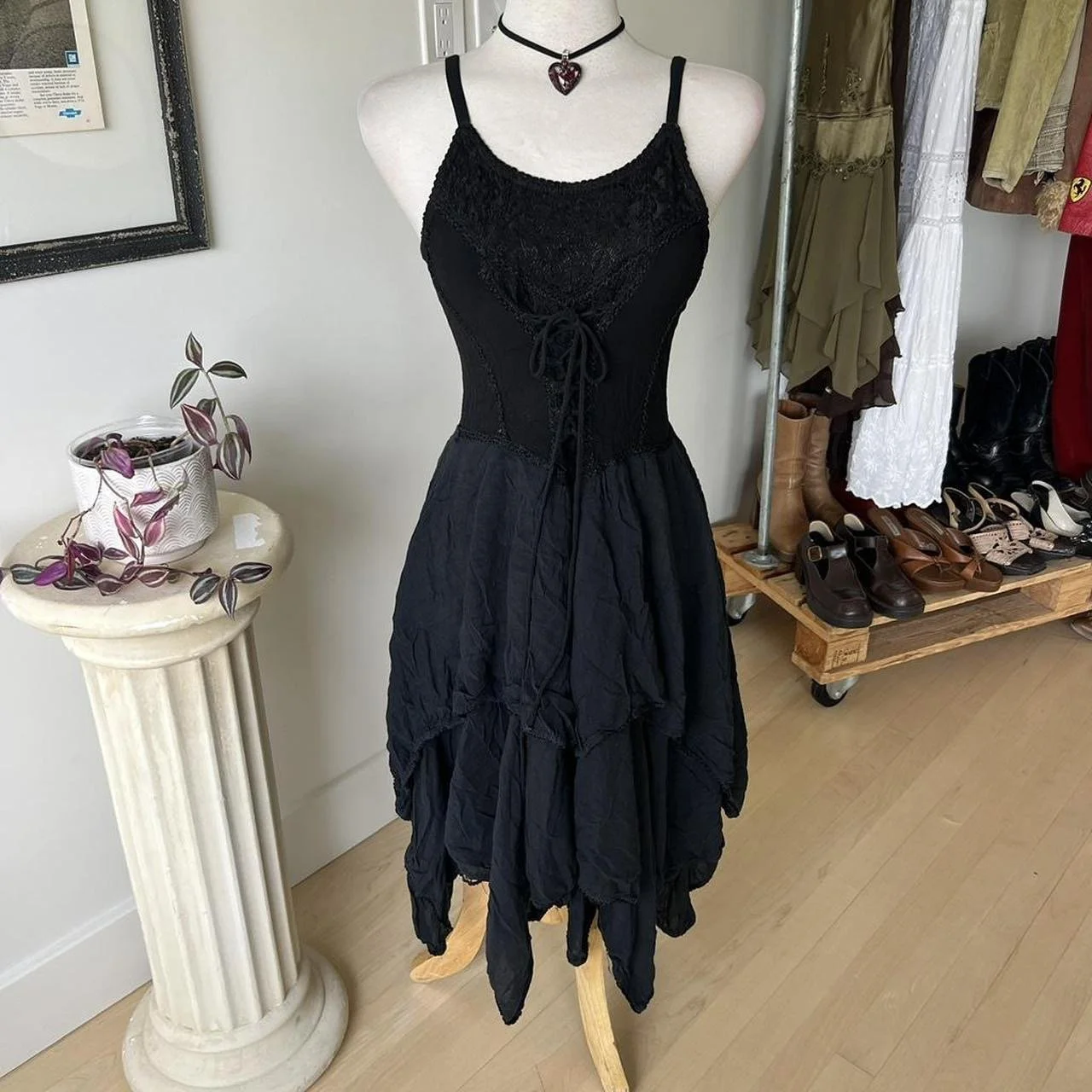 Vintage Corset Whimsigoth Dress