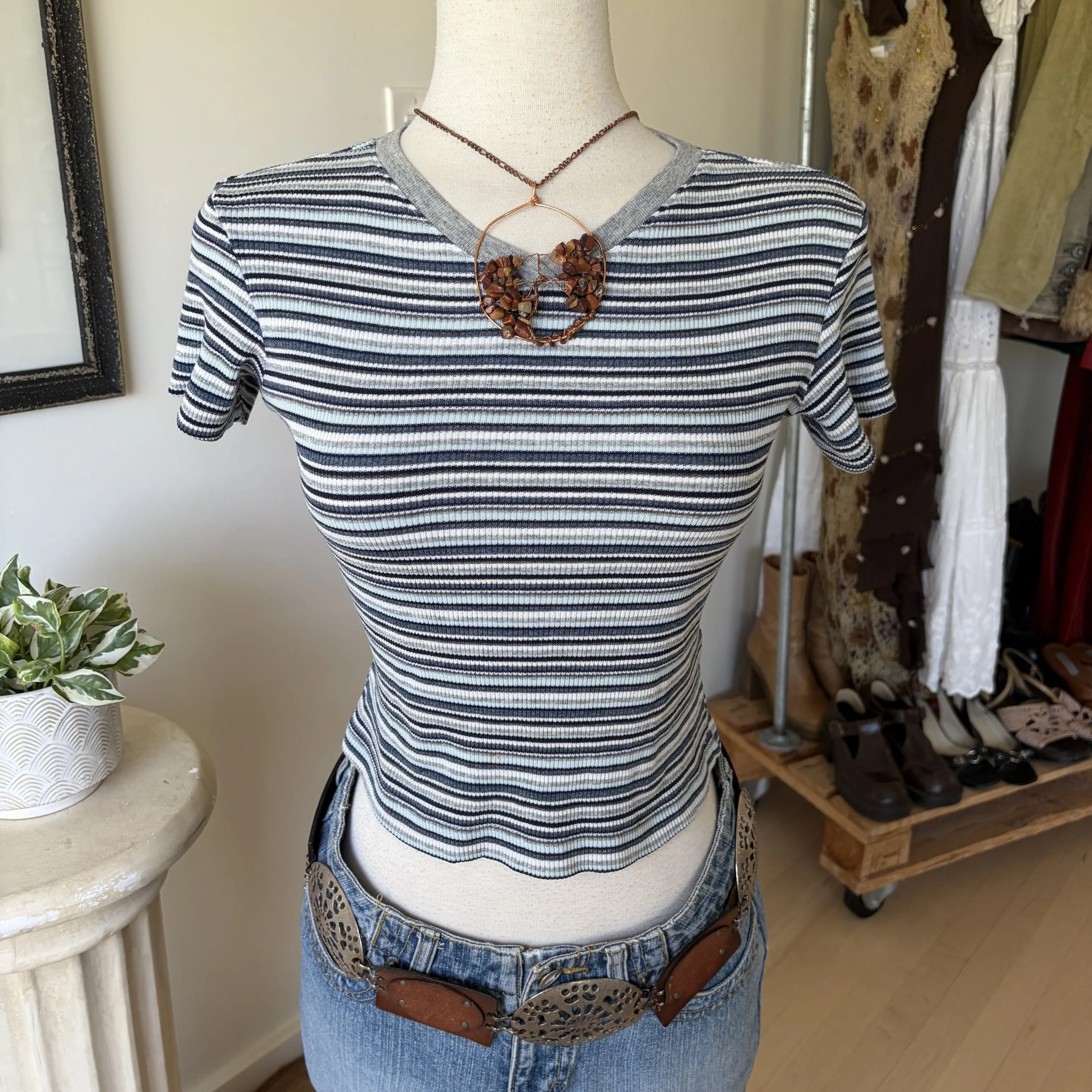 Striped Short Sleeve T-shirt