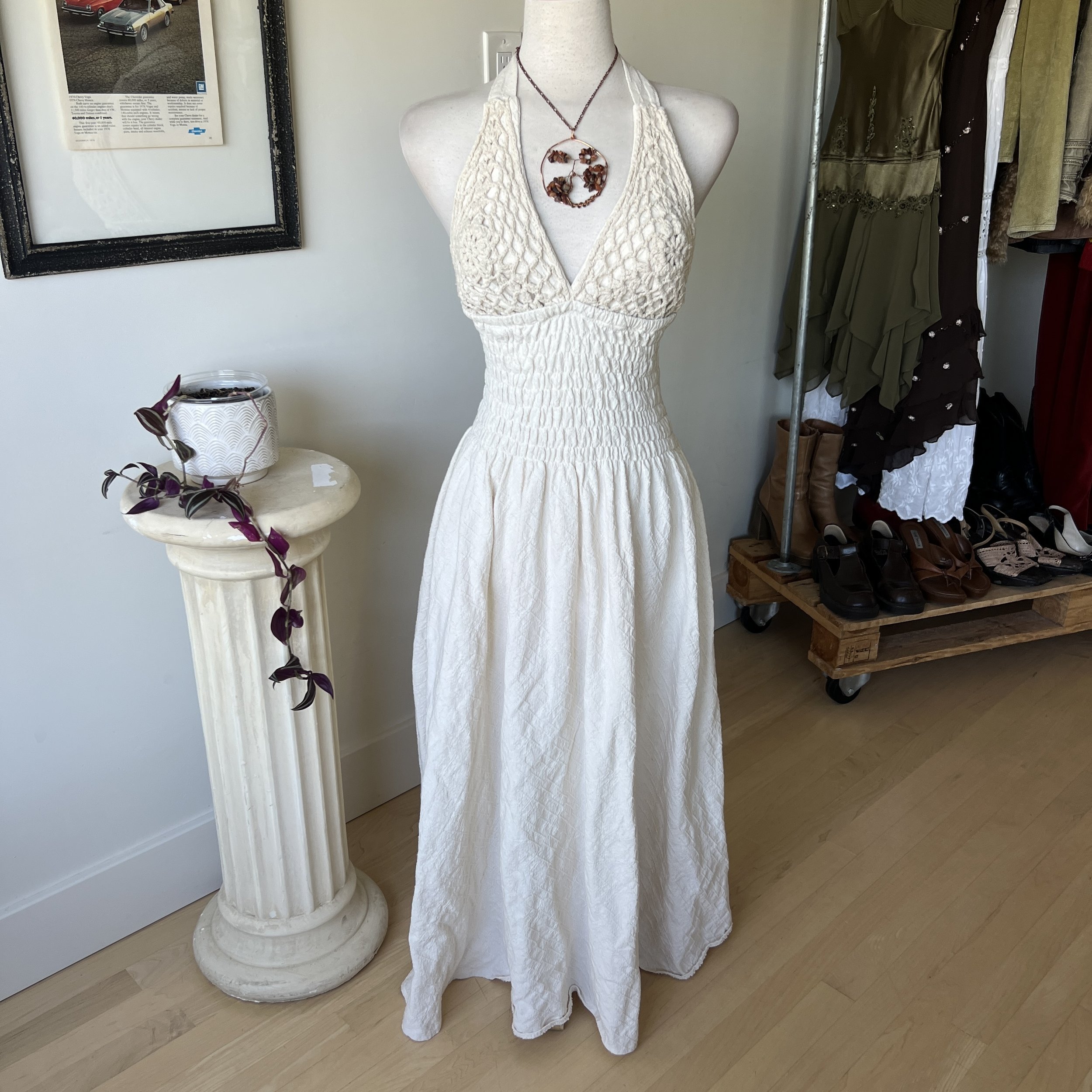 Vintage Boho Maxi Dress 