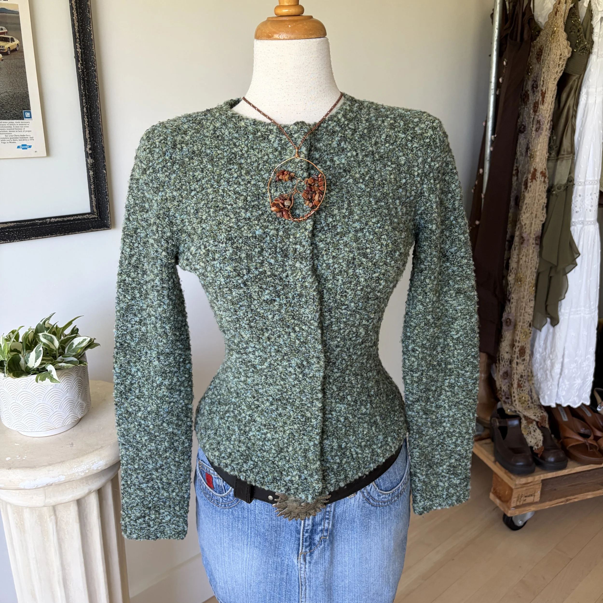 Long Sleeve Fuzzy Sweater