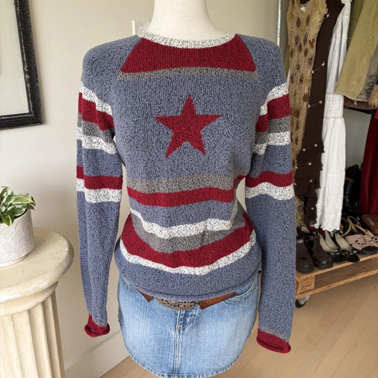 Long Sleeve Star Sweater