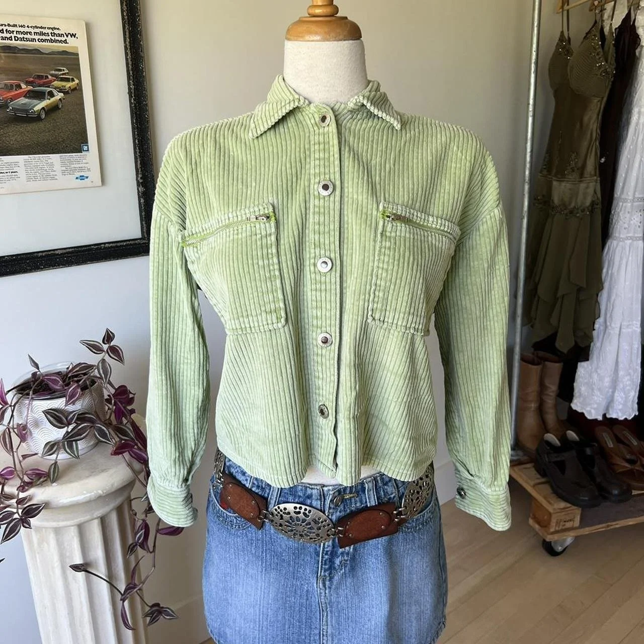 Corduroy Button Up Jacket