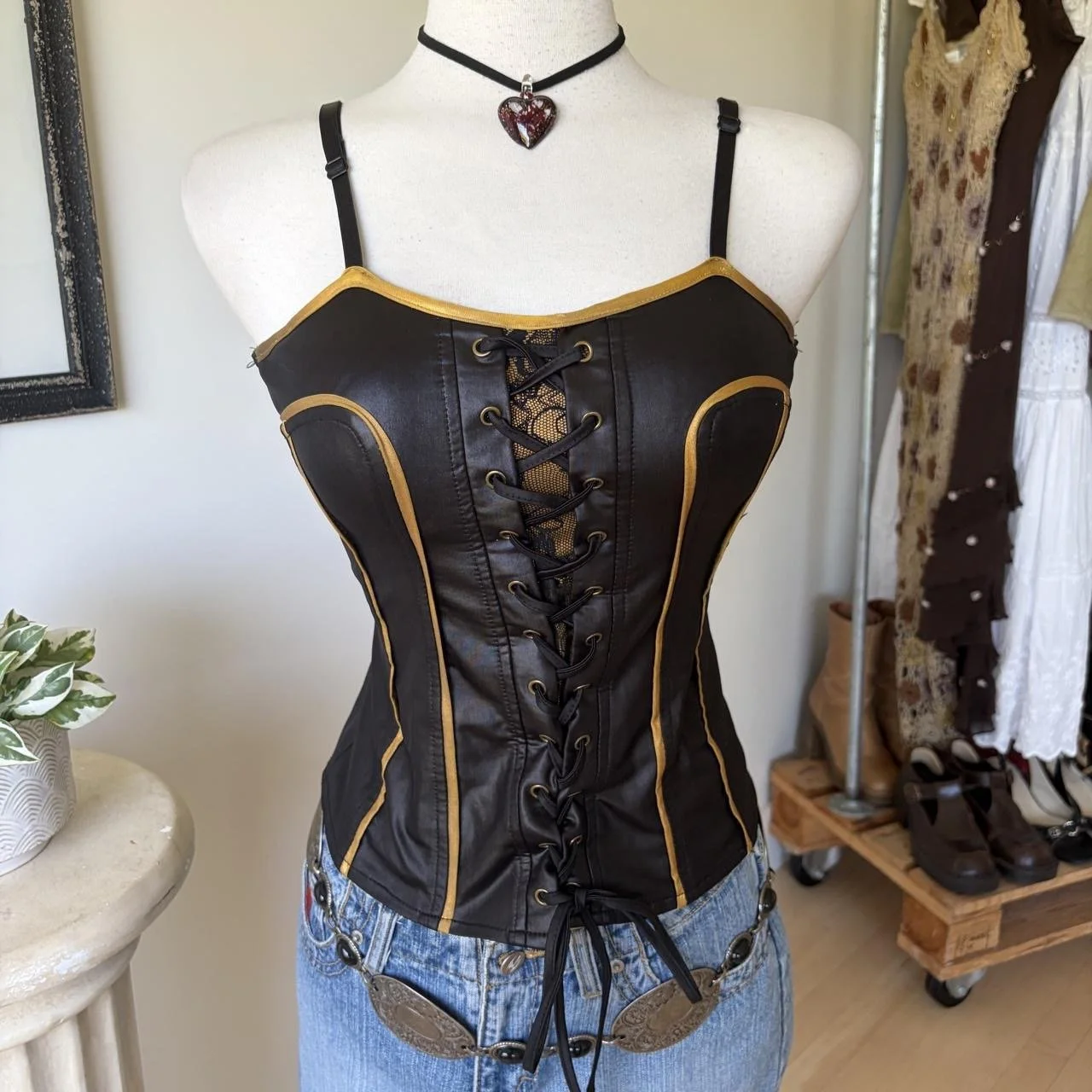 Vintage Corset Tank Top