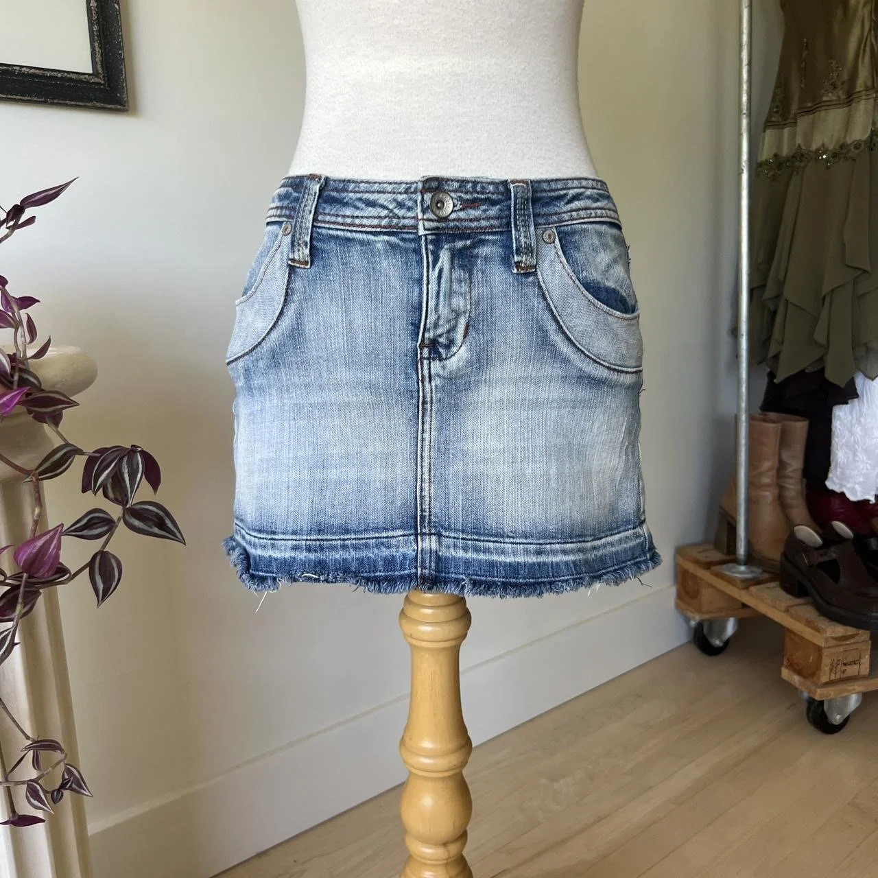 Mini Denim Skirt