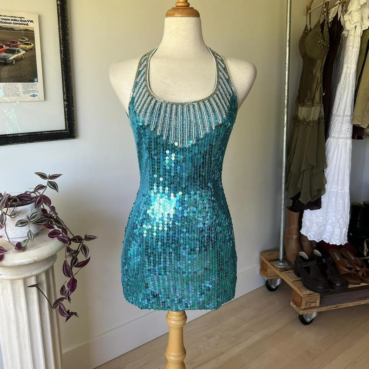 Sequin Bodycon Mini Dress