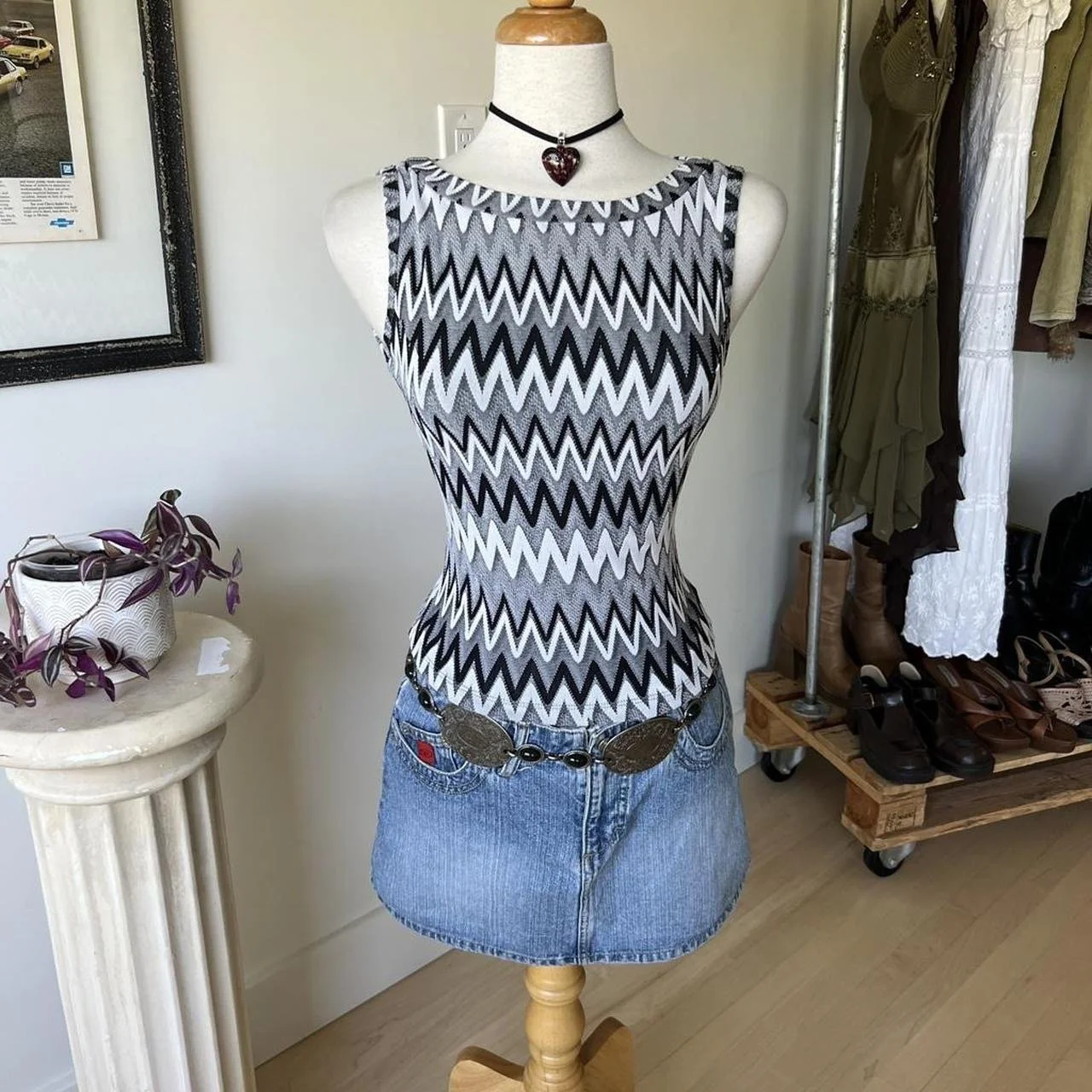 Vintage Tight Fitting Top