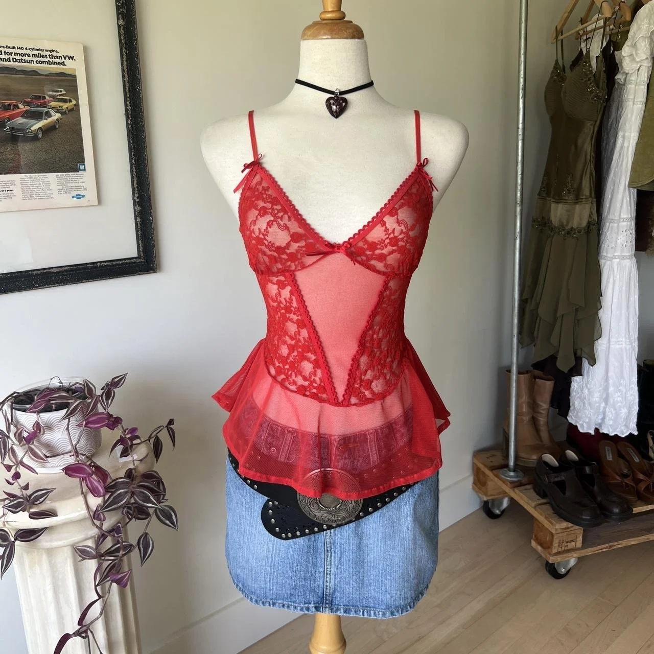 Vintage Lace Cami Top