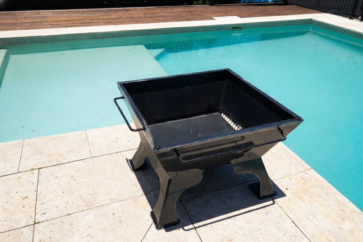 The Fire-Que Carbon Series Fire-Pit only