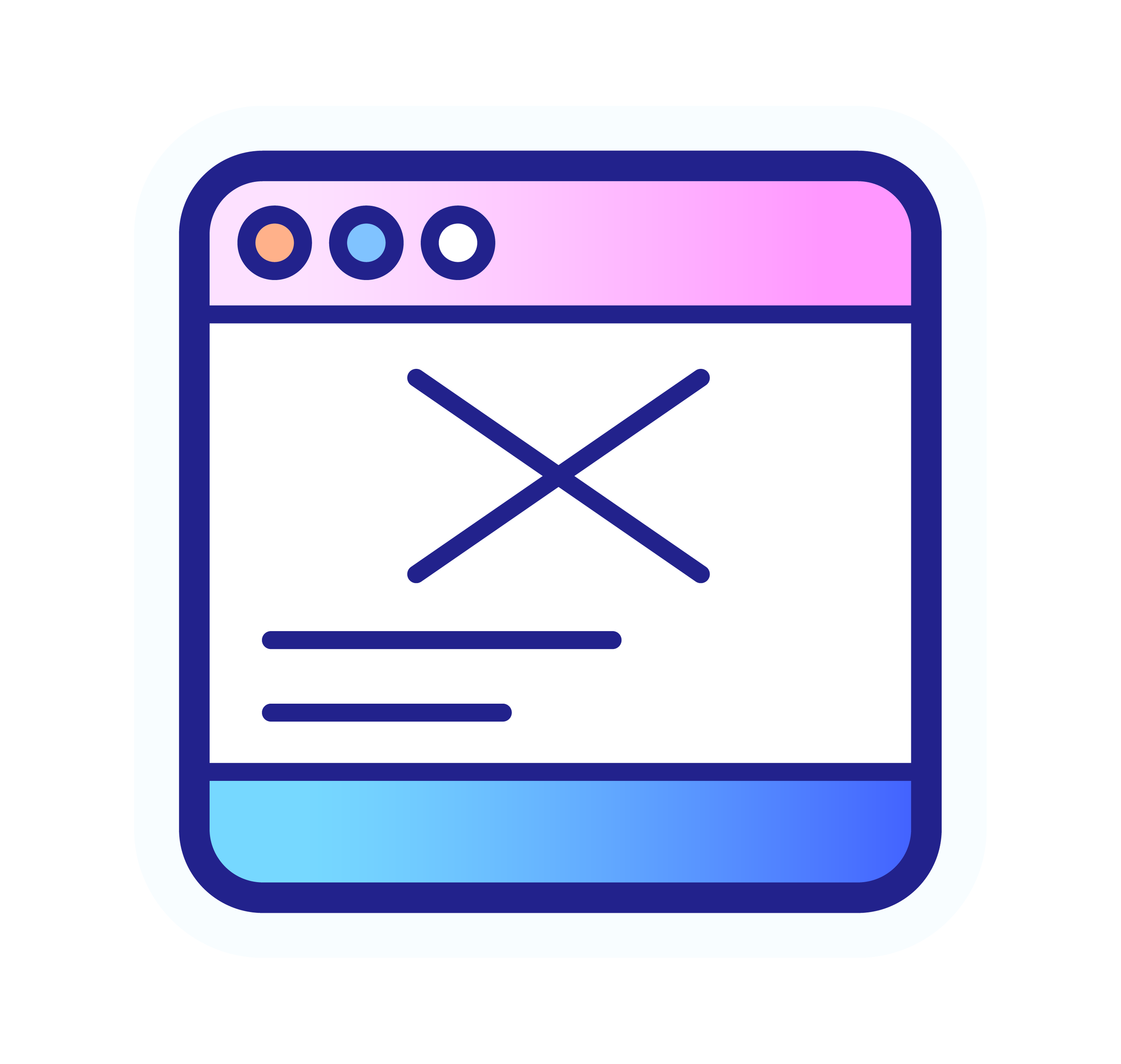Capture d'écran d'une interface graphique colorée avec boutons et éléments de design numérique.