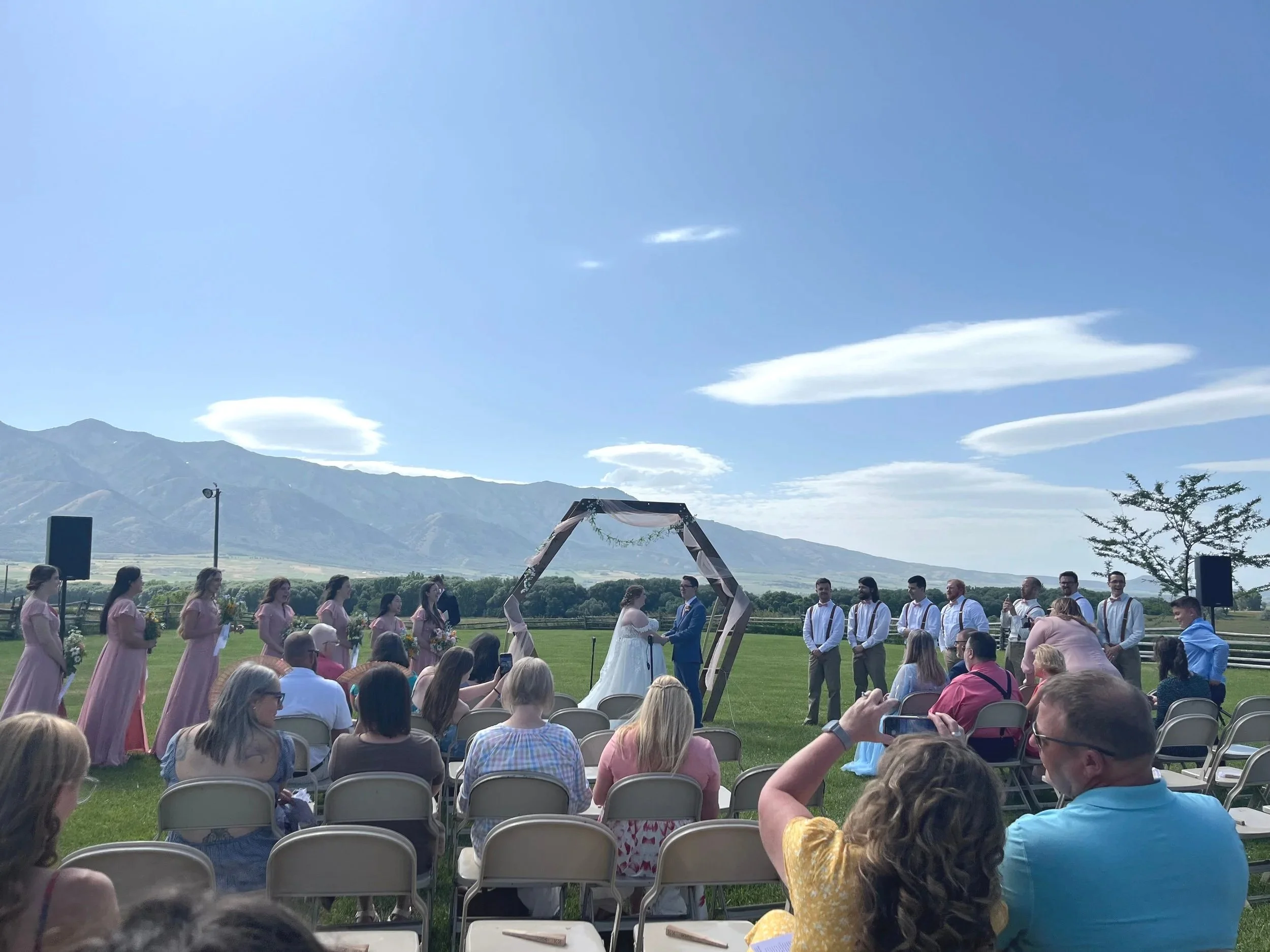 happy couple enjoys wedding due to reliable wedding coordinator johanna hill