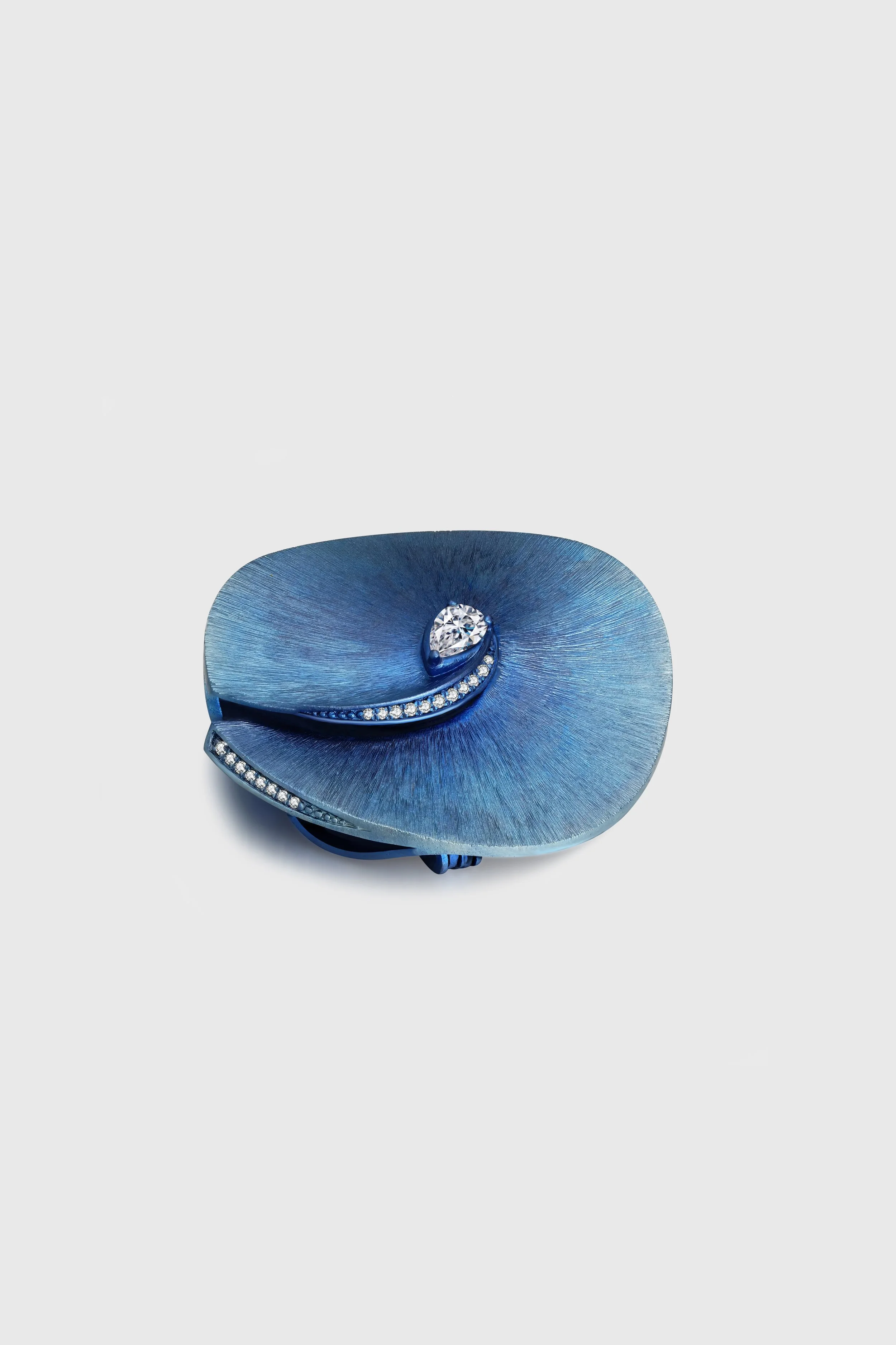 Spiral Shell Brooch