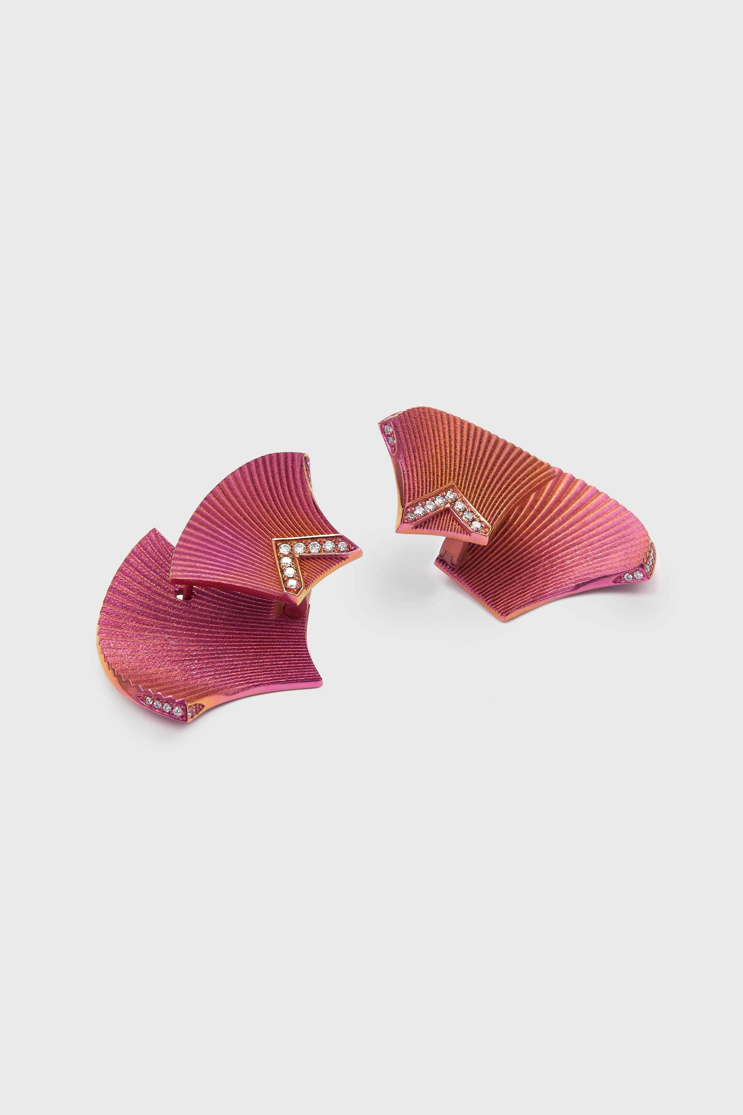 Sunset Fan Earrings