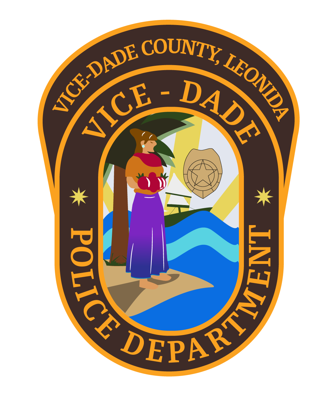 In my excitement for the upcoming Grand Theft Auto game, I created numerous State and Law Enforcement Seals/ Patches taking reference from Law Enforcement showcased in the trailers and their real life counter parts.