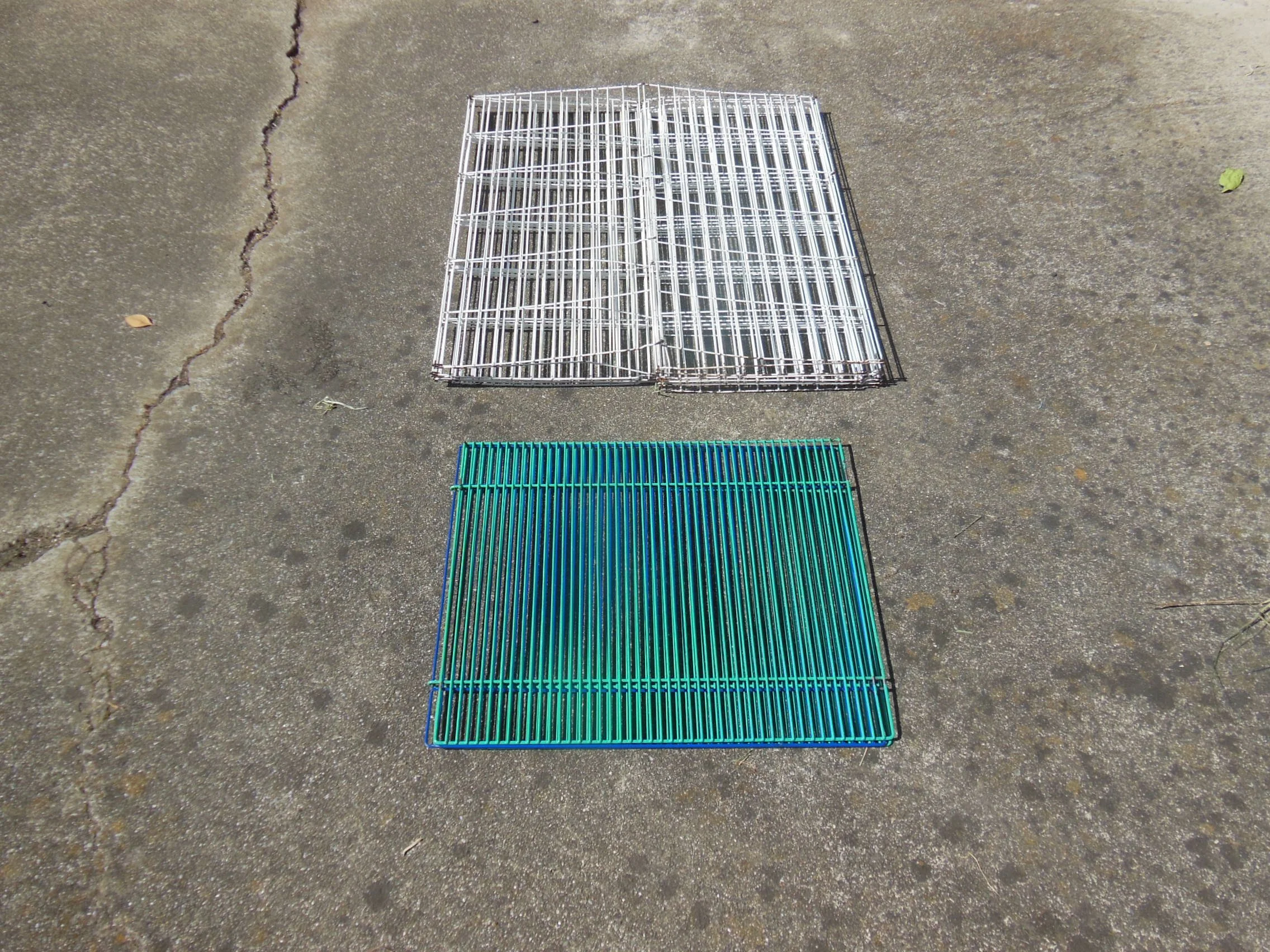 narrow pens used to rescue baby rabbits or used in a trees and brush