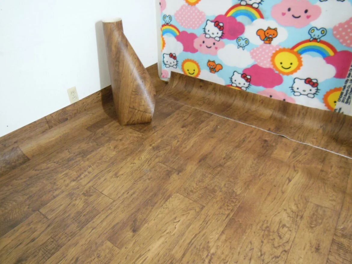 use vinyl flooring for rabbit room