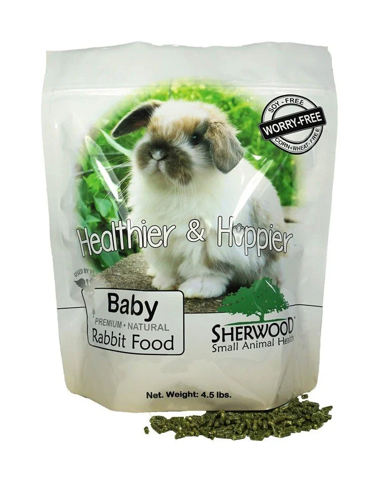 sherwood baby rabbit pellets.