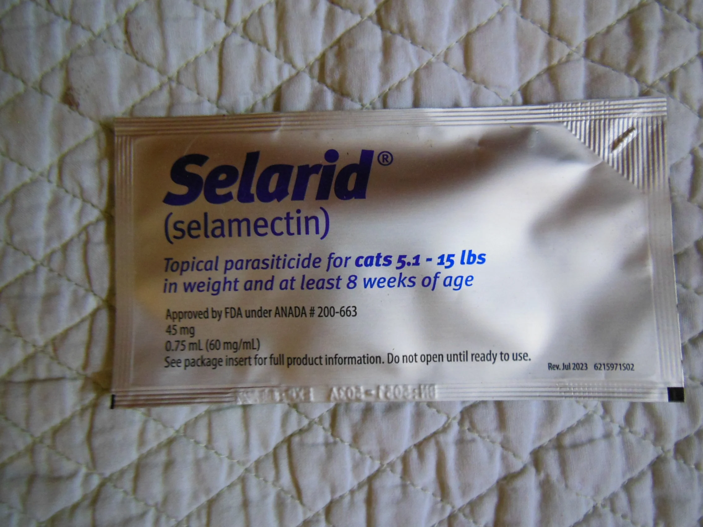 Prescription Flea Medication should be kept on hand for rescued rabbits when prescribed and dosed by an Exotic Rabbit DVM.