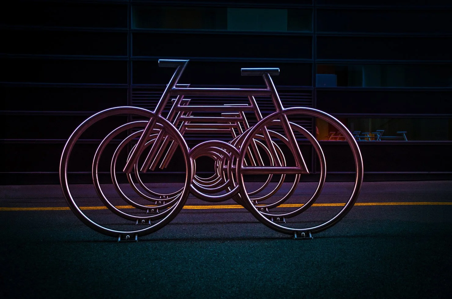 Illuminated Bicycles at Barcode 