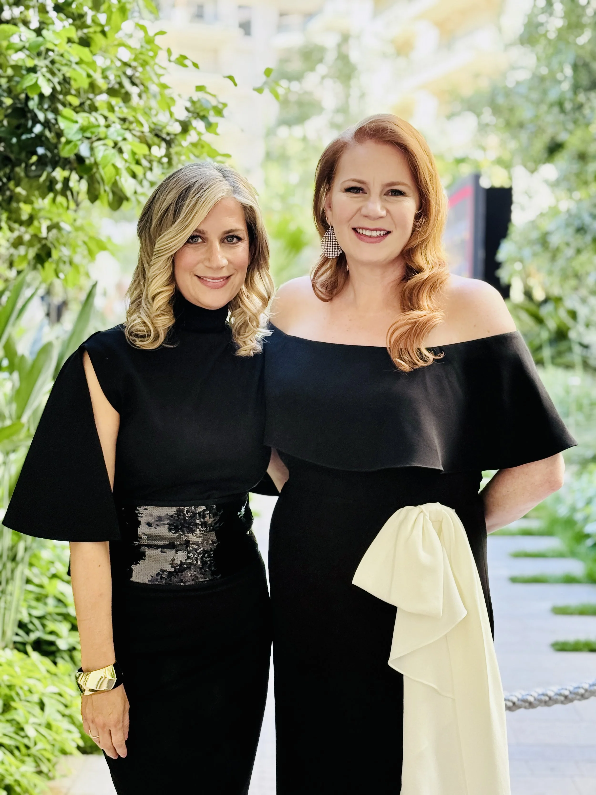 Meredith Kaulfers and Rachel Beth Anderson preparing for Cannes