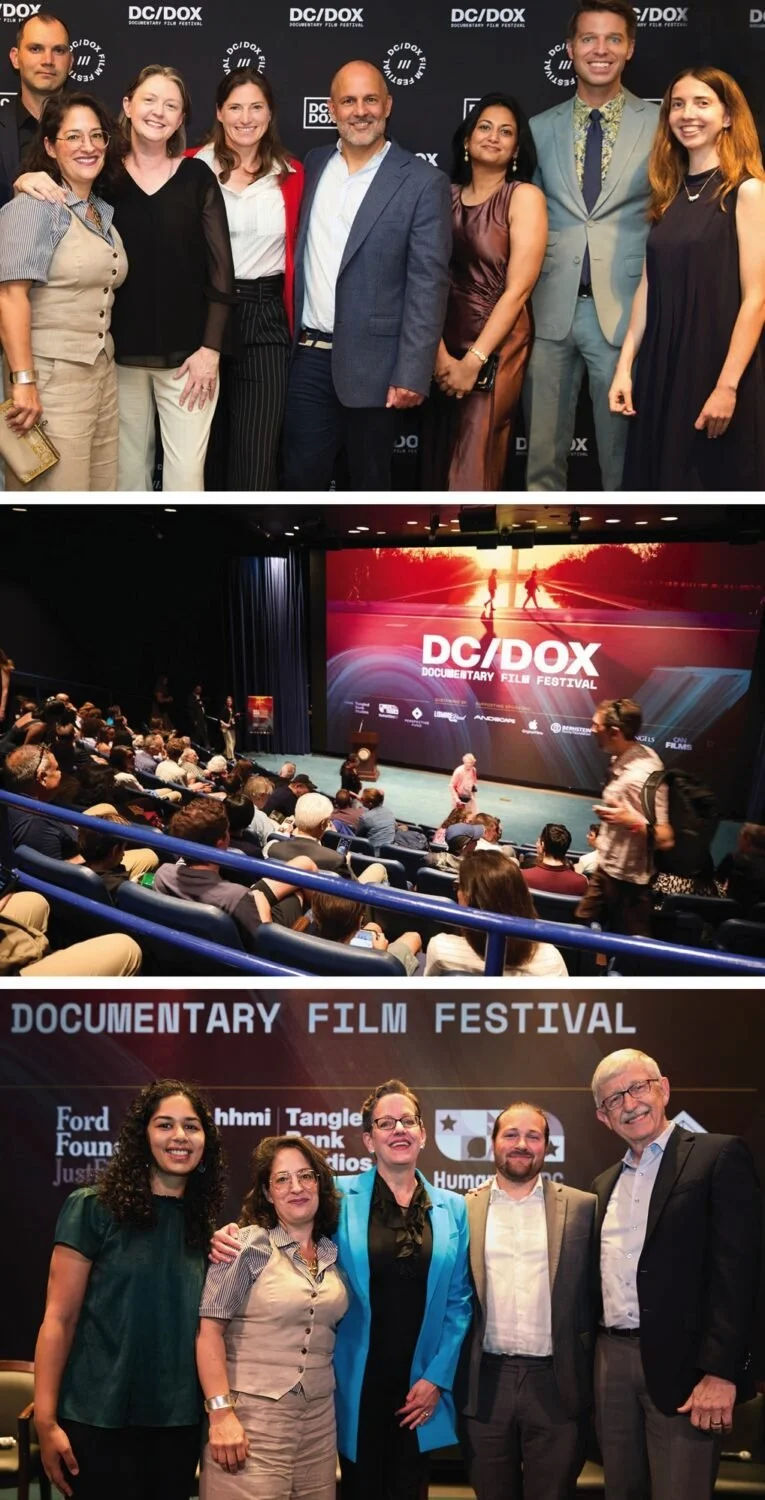 Marilyn Ness at DC/DOX for The Endless Frontier premiere, summer festival collage