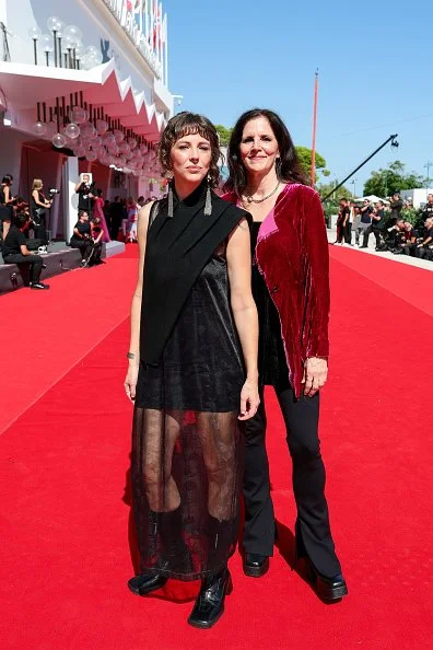 Rachel Lauren Mueller at the Venice premiere of They’re Here, styled by Field to Frame