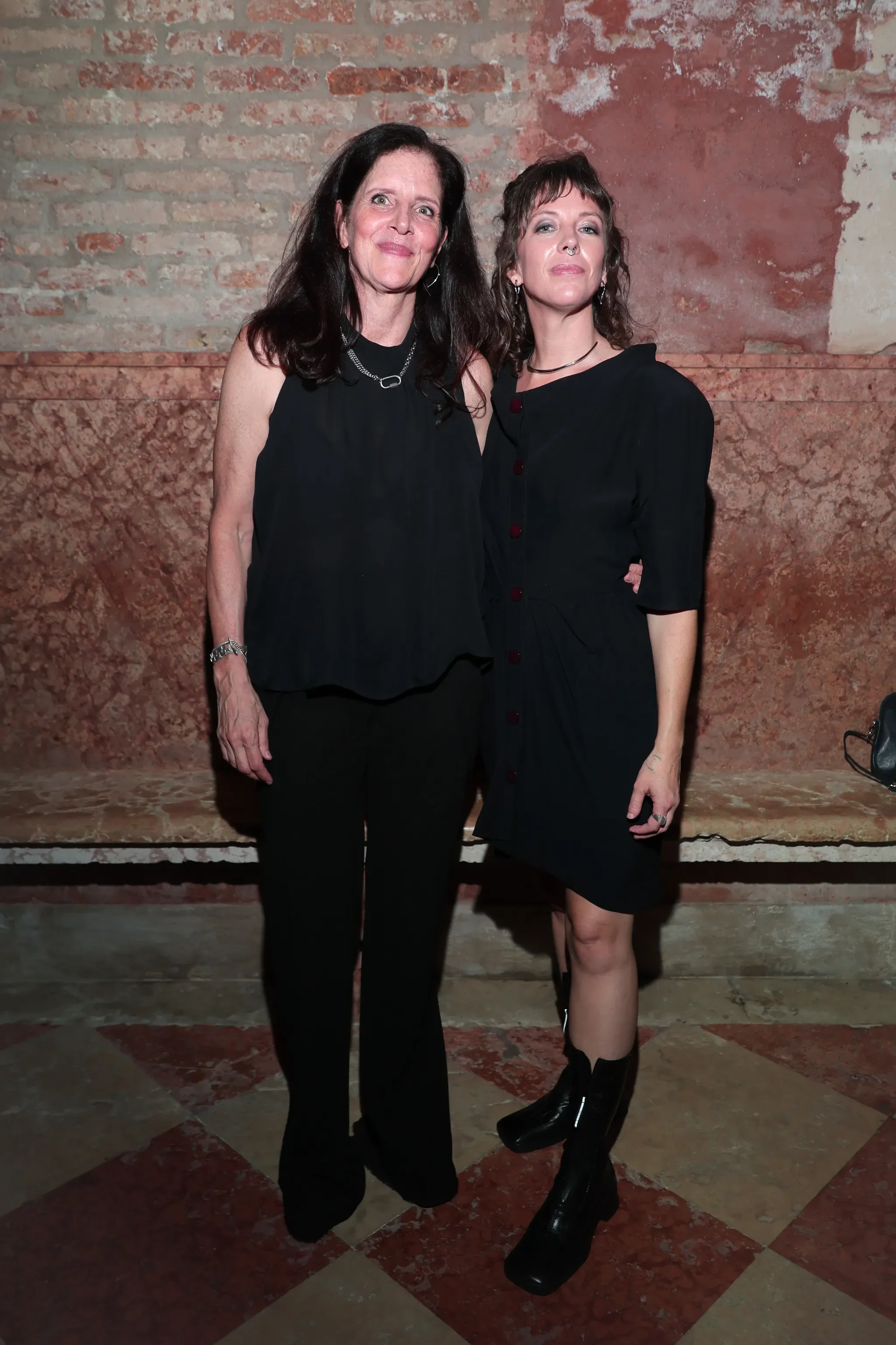 Rachel Lauren Mueller and Laura Poitras at the Miu Miu Women’s Tales event in Venice