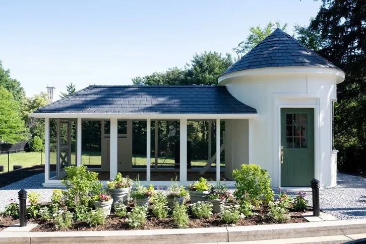 Shoutout to @carolinacoops who designed and built this custom chicken coop for The Vice President and his family. It was just installed at the official vice presidential residence at the U.S. Naval Observatory. They designed it to mimic the Queen Ann