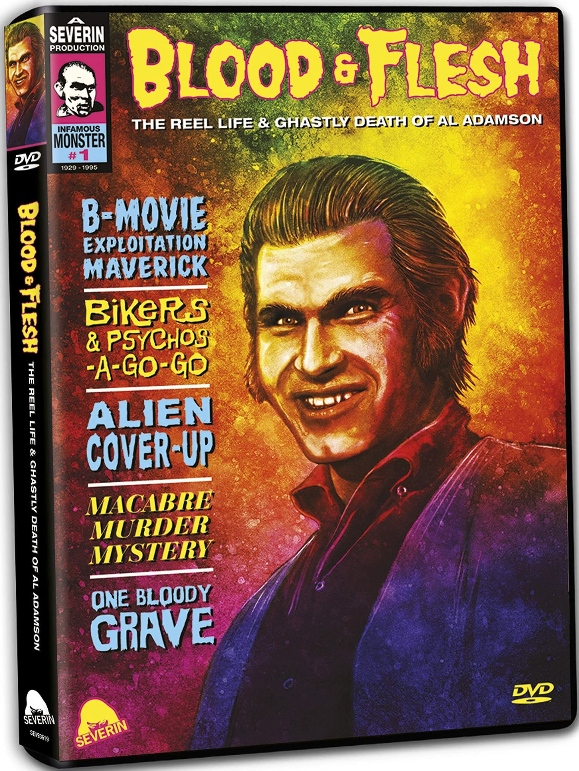 BLOOD & FLESH: THE REEL LIFE & GHASTLY DEATH OF AL ADAMSON DVD