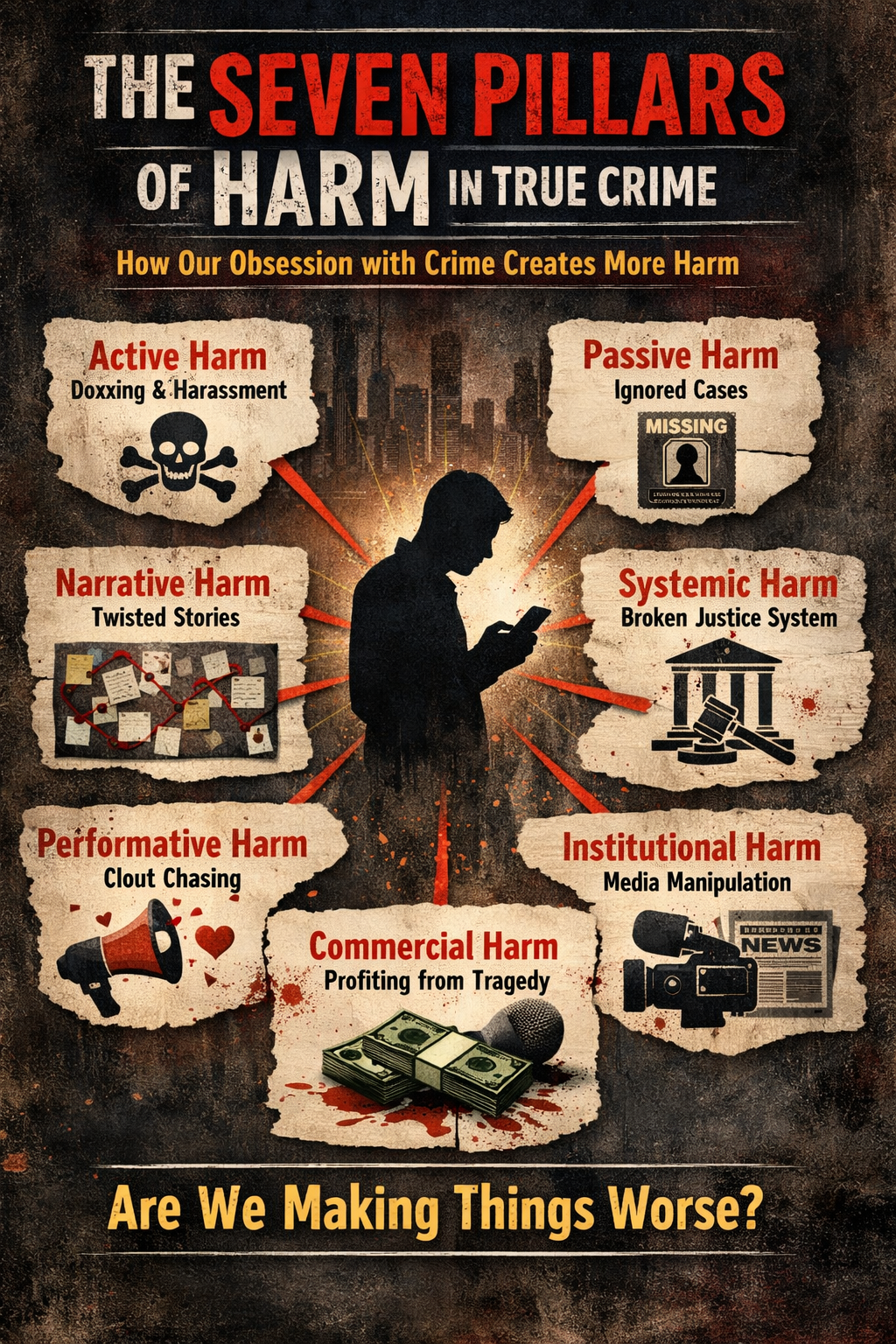 true crime podcast pillars of harm