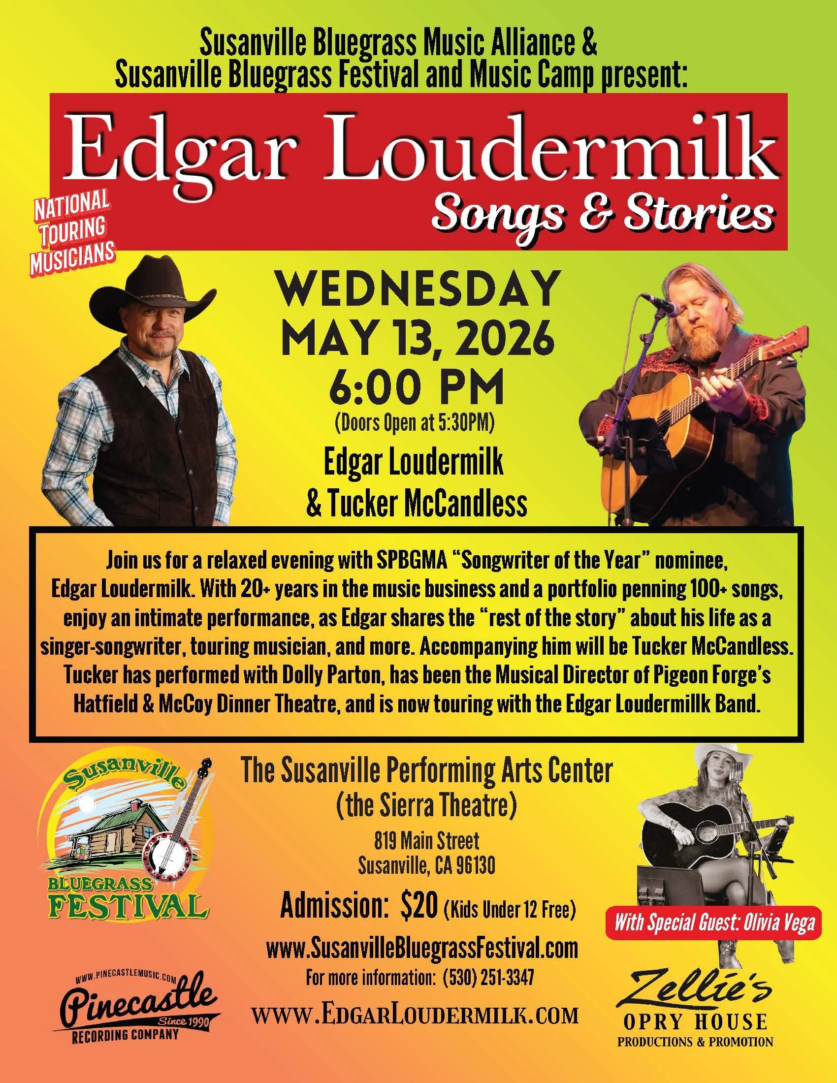 Tickets sold at the door