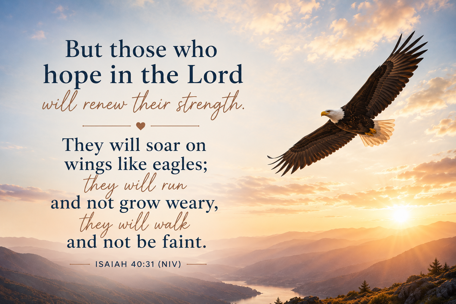 Eagle and scripture