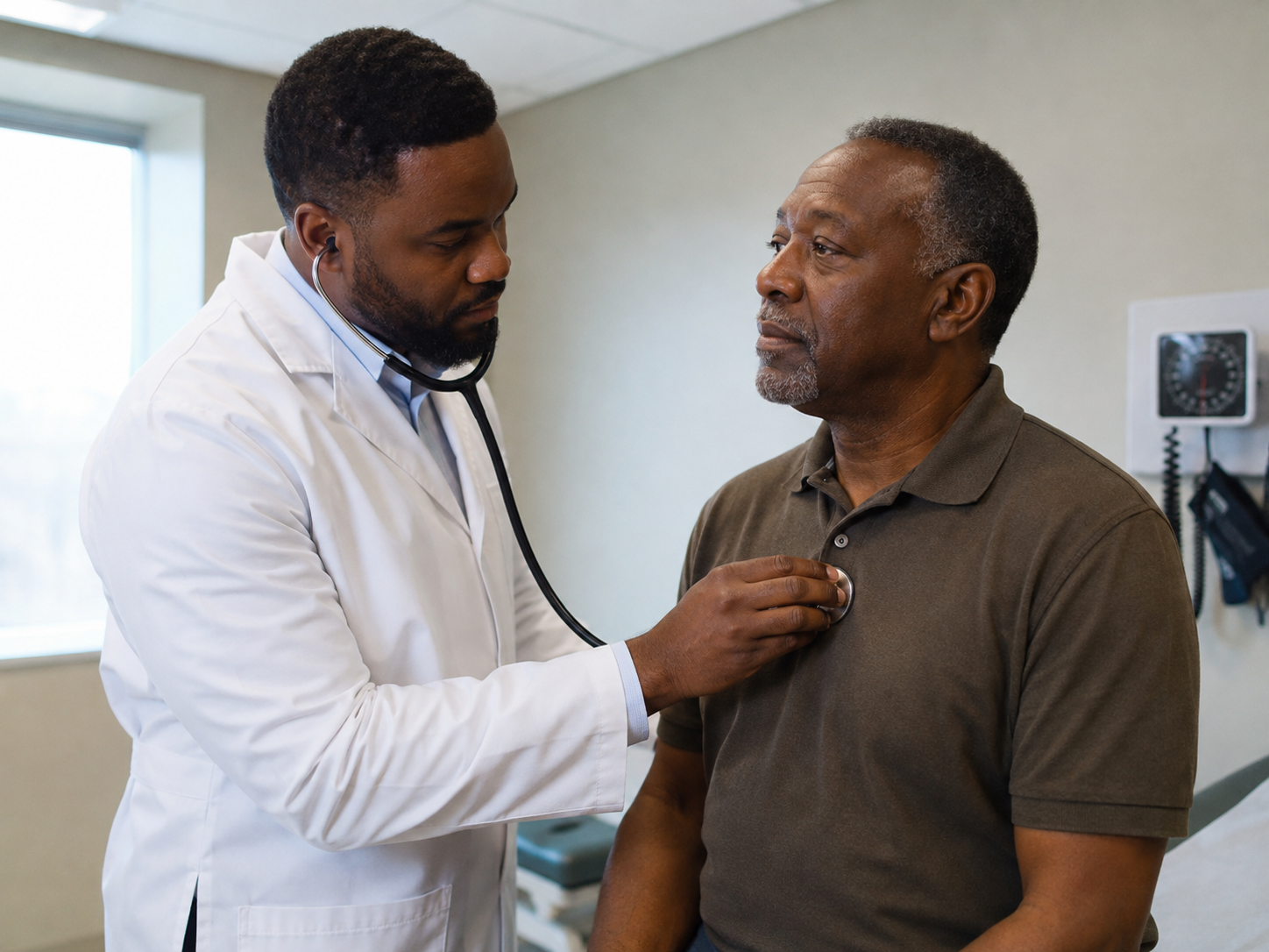 cardiologist and black patient