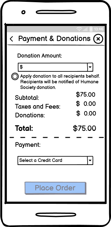 Payment and Donations