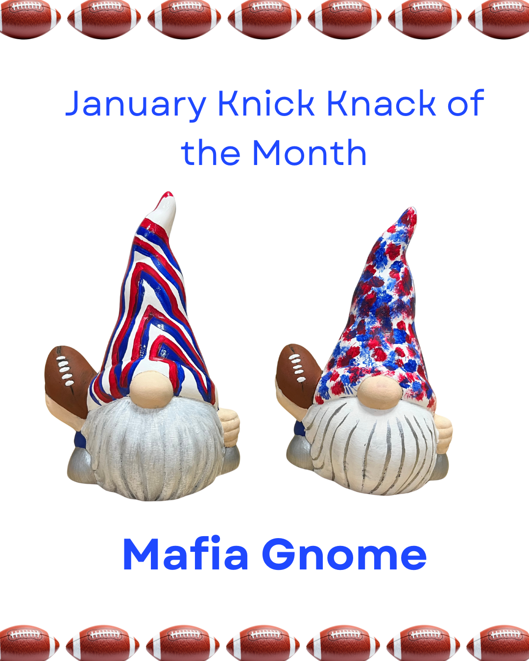 Mafia Gnome January Knick Knack of the Month