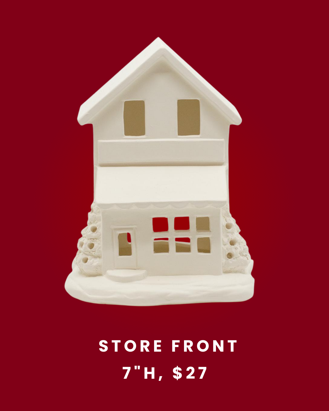 Store Front Christmas Village