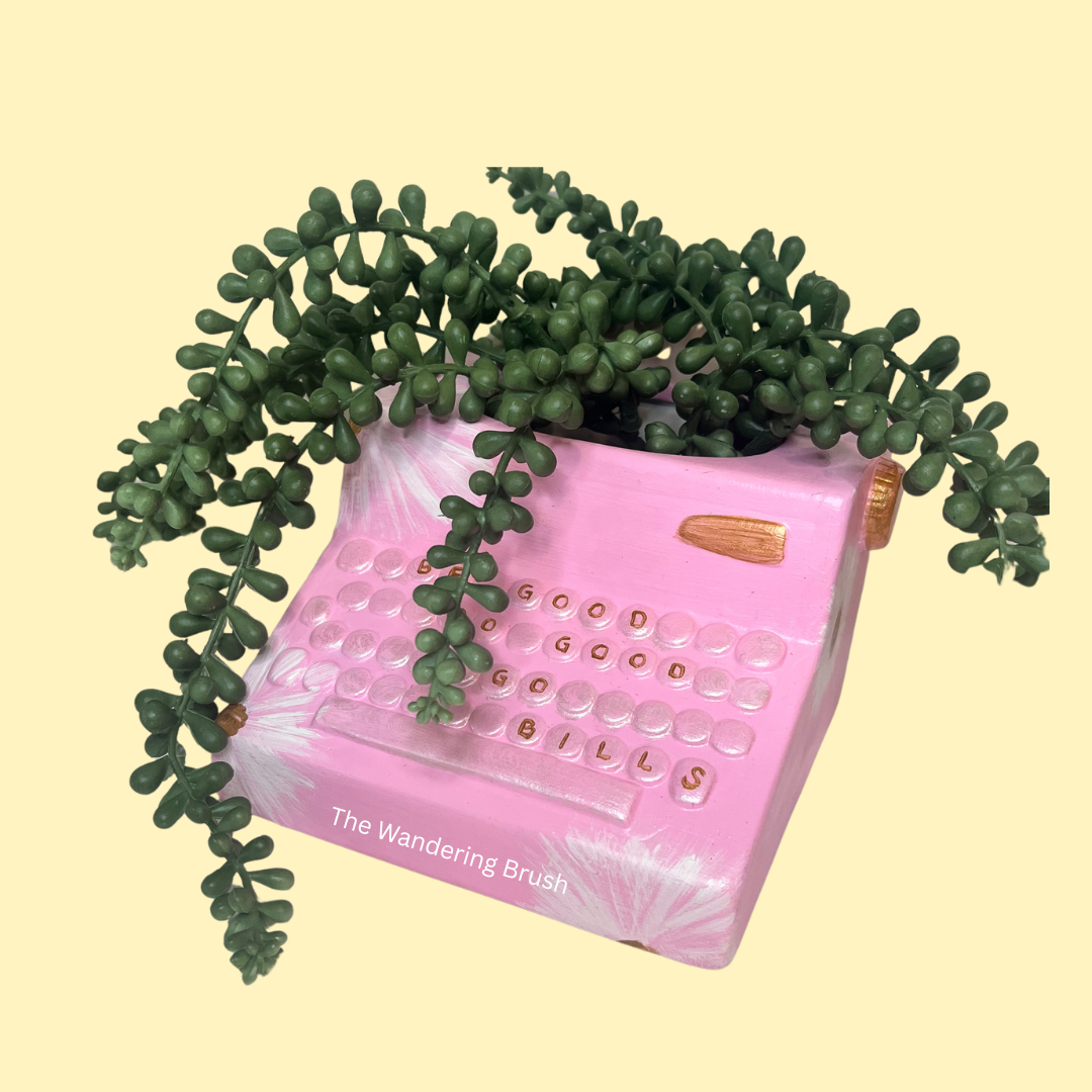 Typewriter Planter