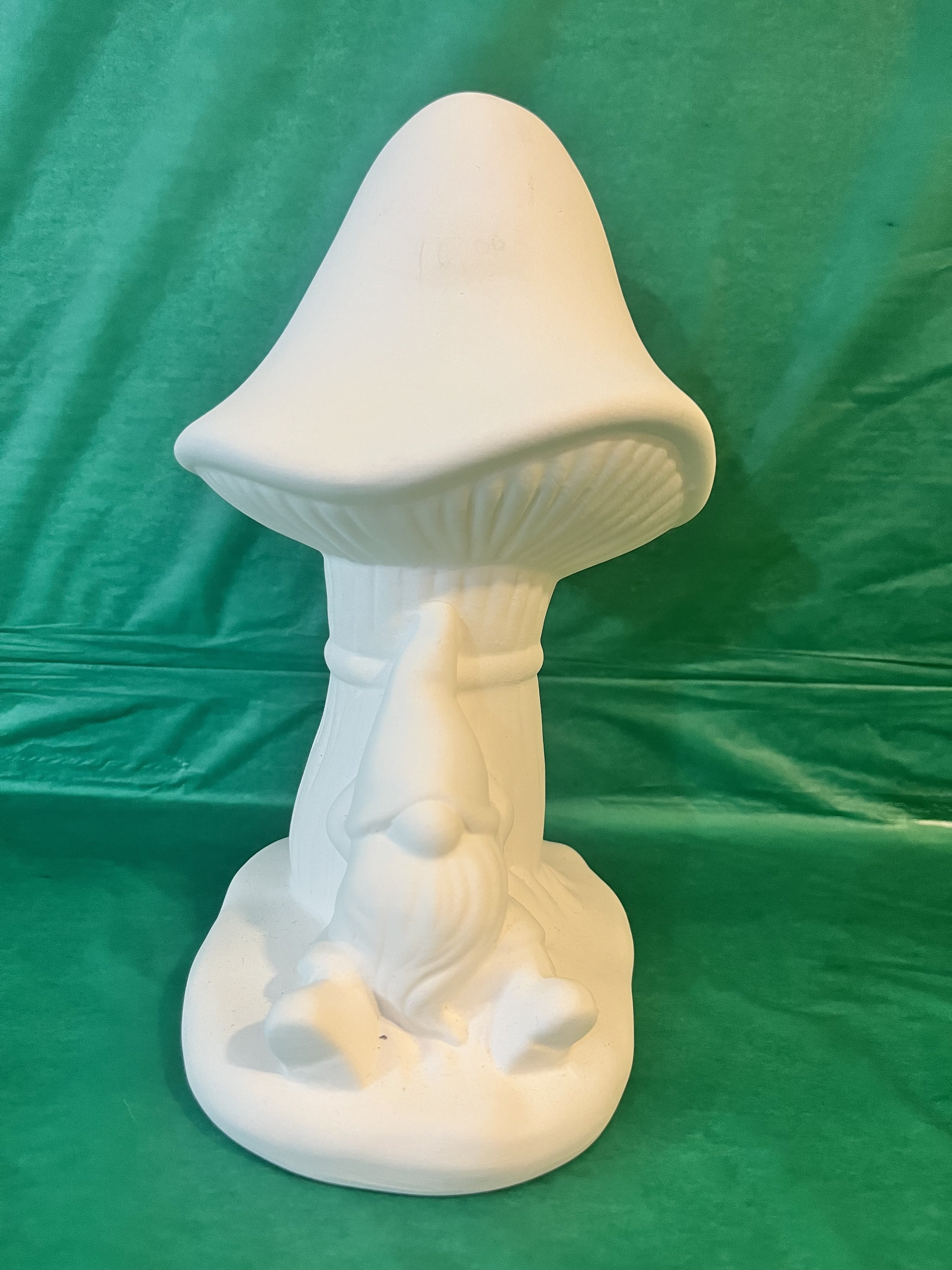Gnome Under Mushroom Garden Art
