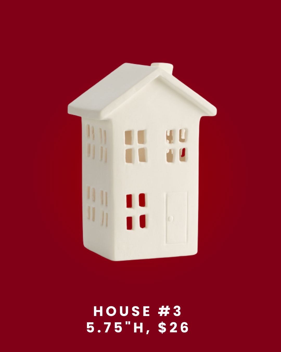 House #3 Christmas Village