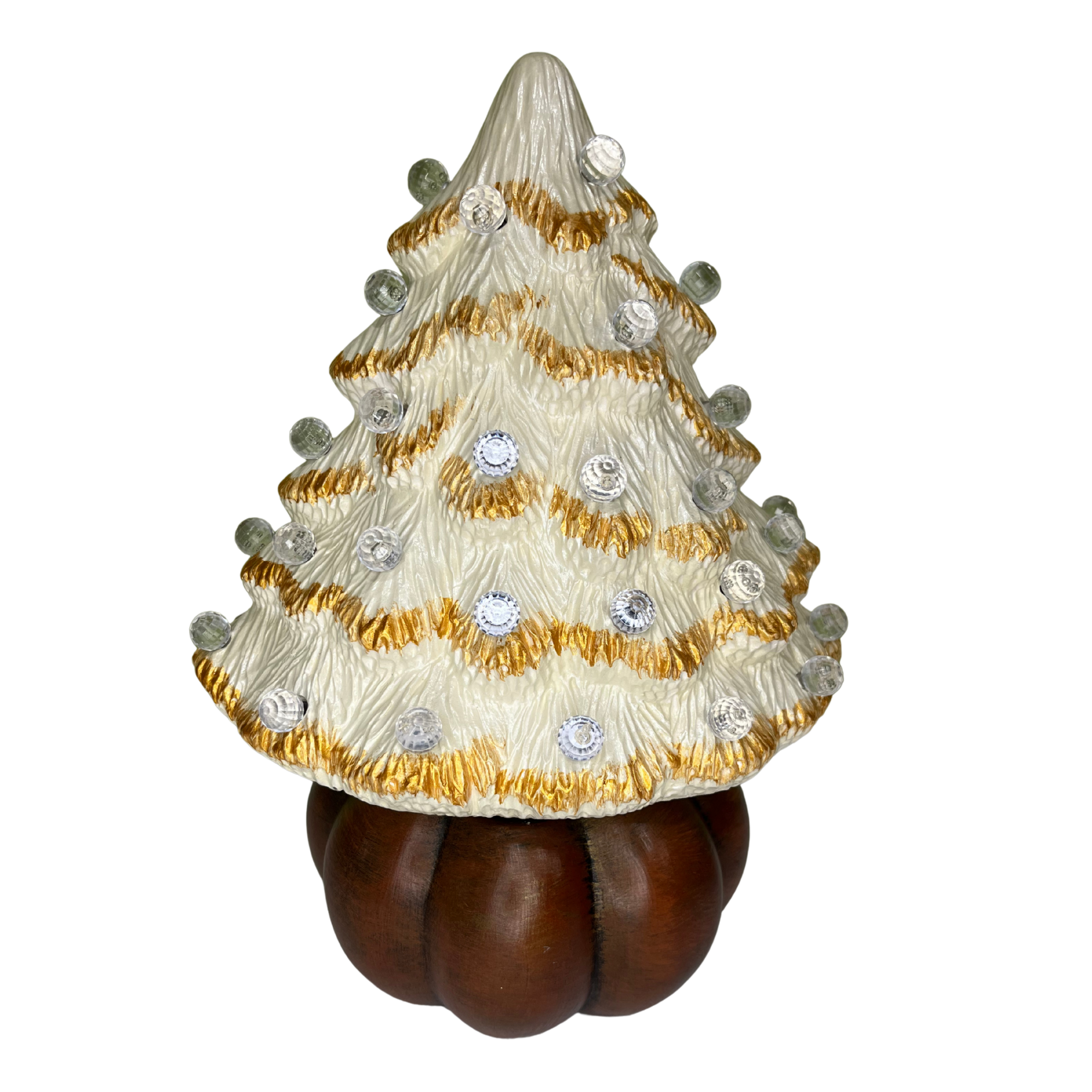 Fall Pumpkin Mantel Tree