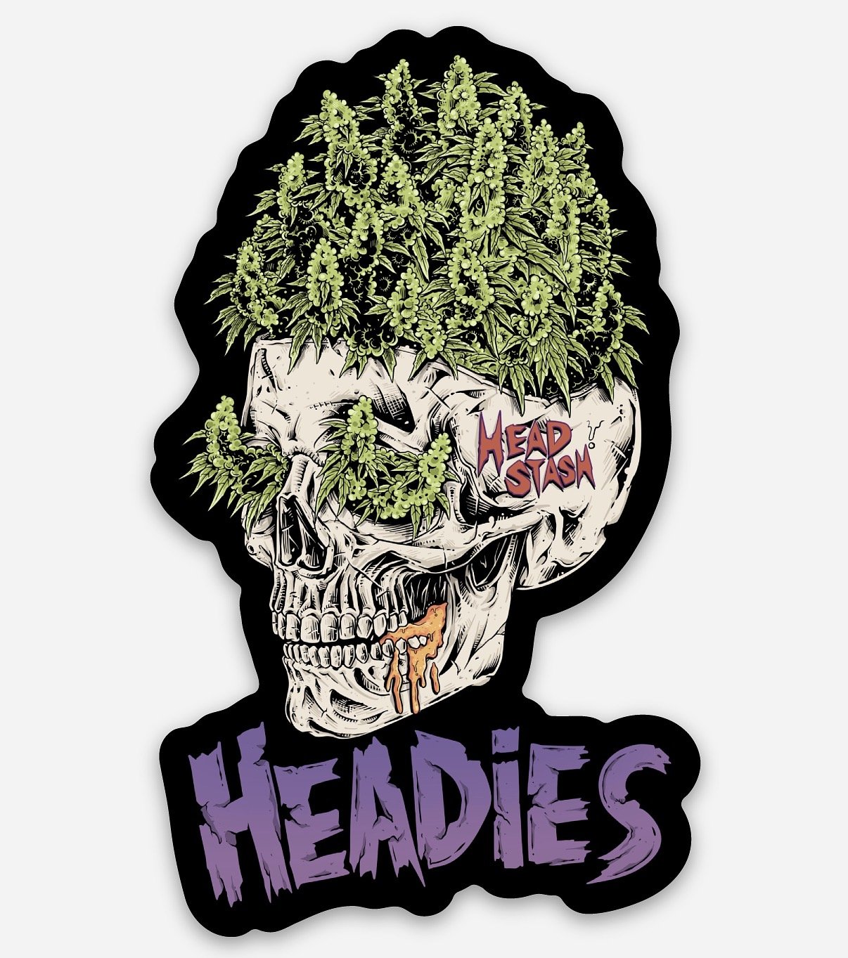 Heads Skull Logo Gift Bag and Sticker (Tops)