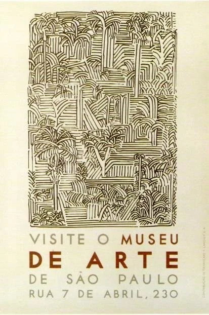 Visite o Museu de Arte de São Paulo, 1951, Designer: ROBERTO SAMBONET