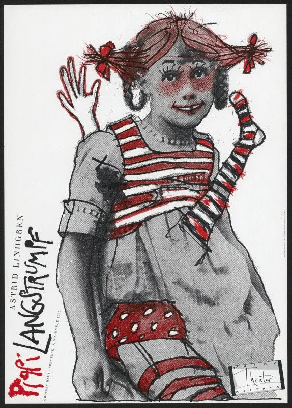 Pippi Longstocking - Peoples Theatre Rostock, FELIKS BUTTNER (Signed)