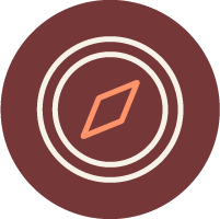 Icon of a compass
