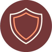 Icon of a shield