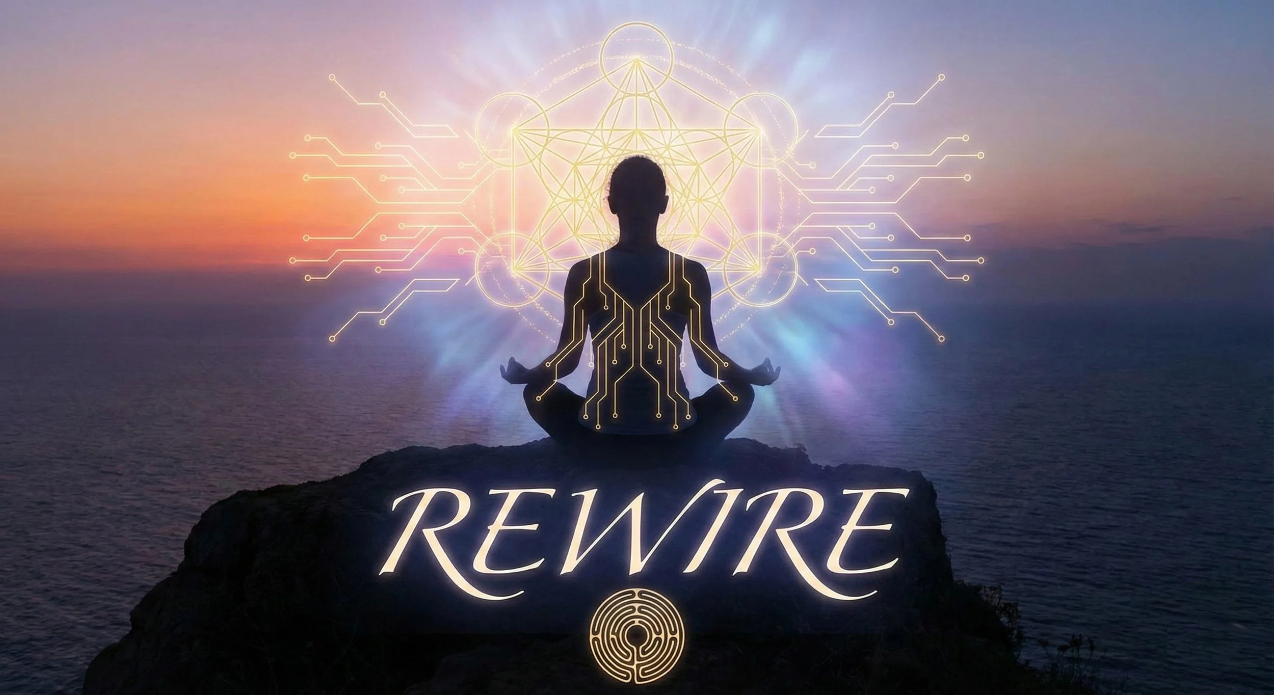 Rewire – The release. The sacred re-patterning of belief, biology, and energy into divine coherence.