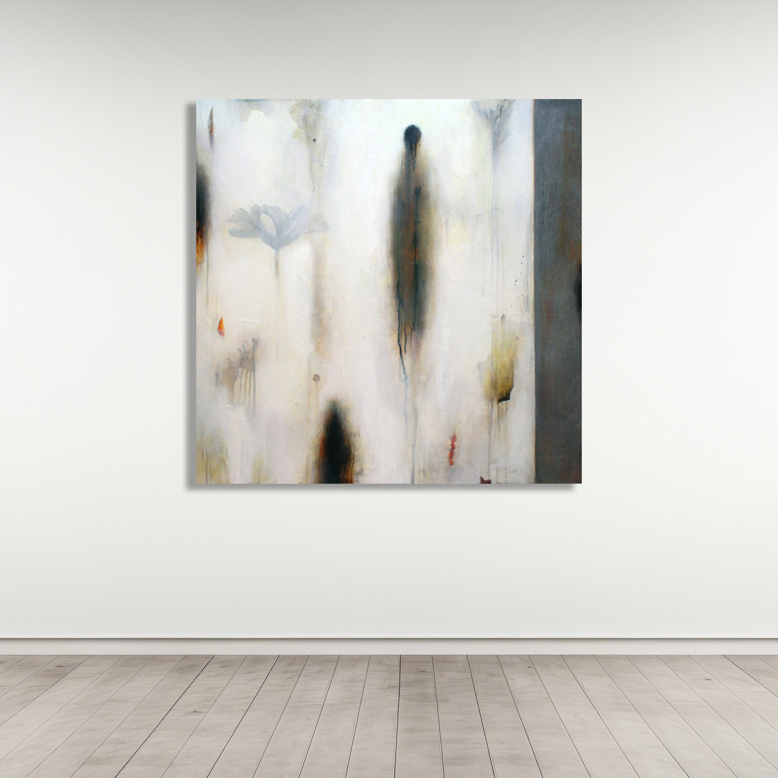 DRIFTWOOD 

 

 Acrylic, charcoal, pencil, crayon, paper on panel 40" x 40" SOLD